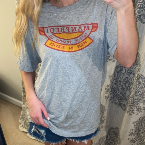 Retro Boyfriend Graphic Tee Oversized Hipster - Picture 5 of 7